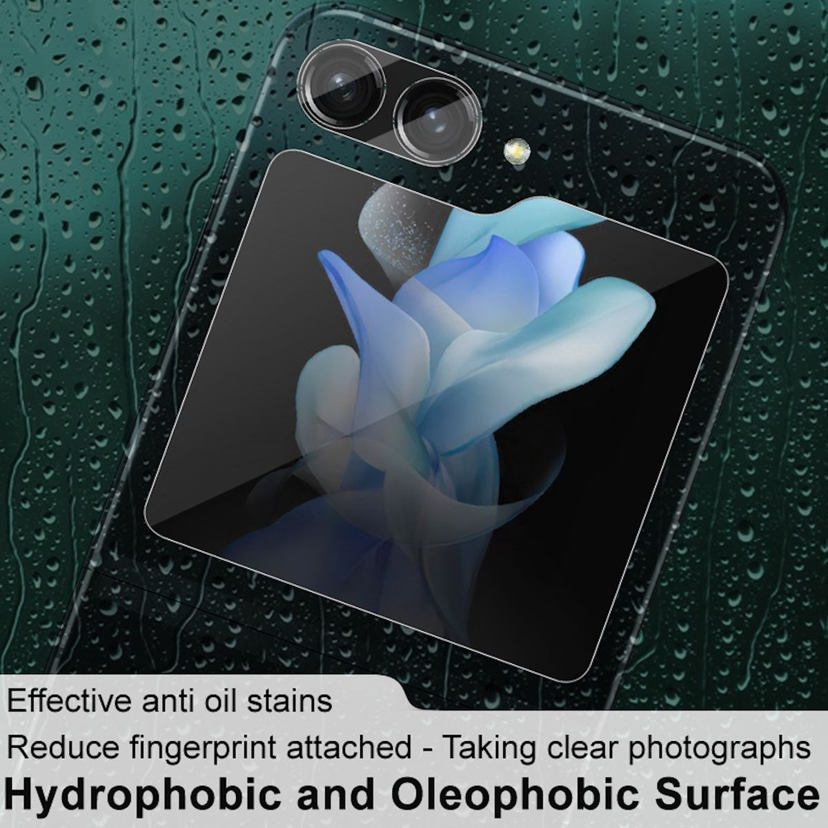 WIGENTO 1x Schutzglas Schutzglas(für Kamera Galaxy Z und Komplettschutz 5G) Samsung Flip5 Screen