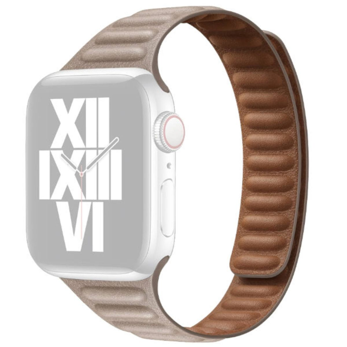 WIGENTO Magnet Design Band, Ersatzarmband, 5 Gen Beige / 9 4 Generation Apple, 8 3 2 Watch 40mm 41mm SE 38mm, / 7 6 Series 1