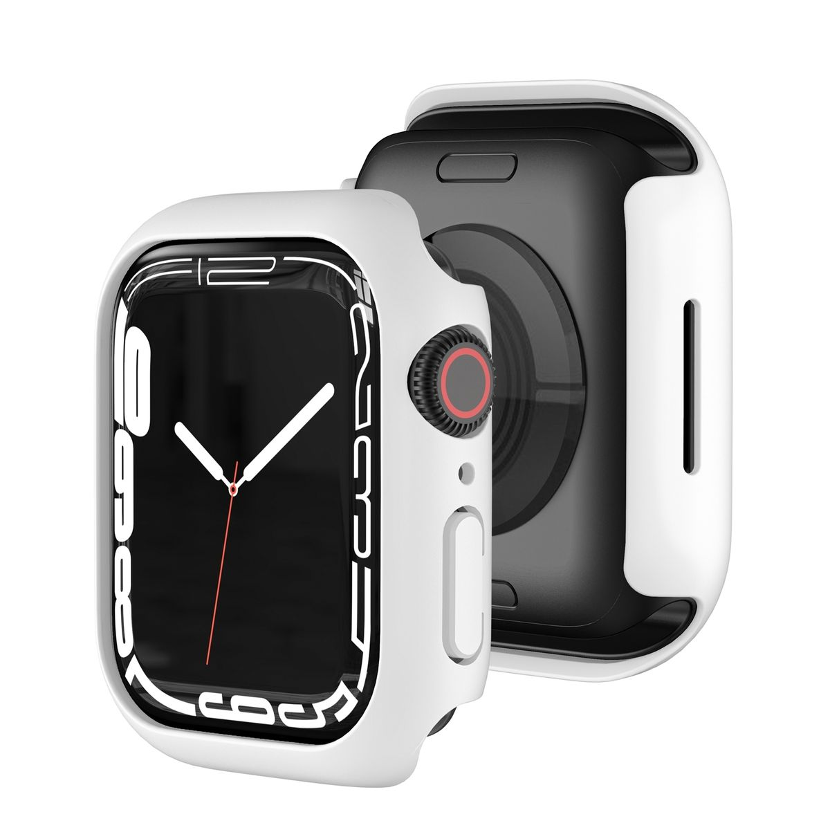 WIGENTO Schock Design Hülle Smartwatchhülle(für / Apple 7 Watch 41mm) 9 Serie / 8