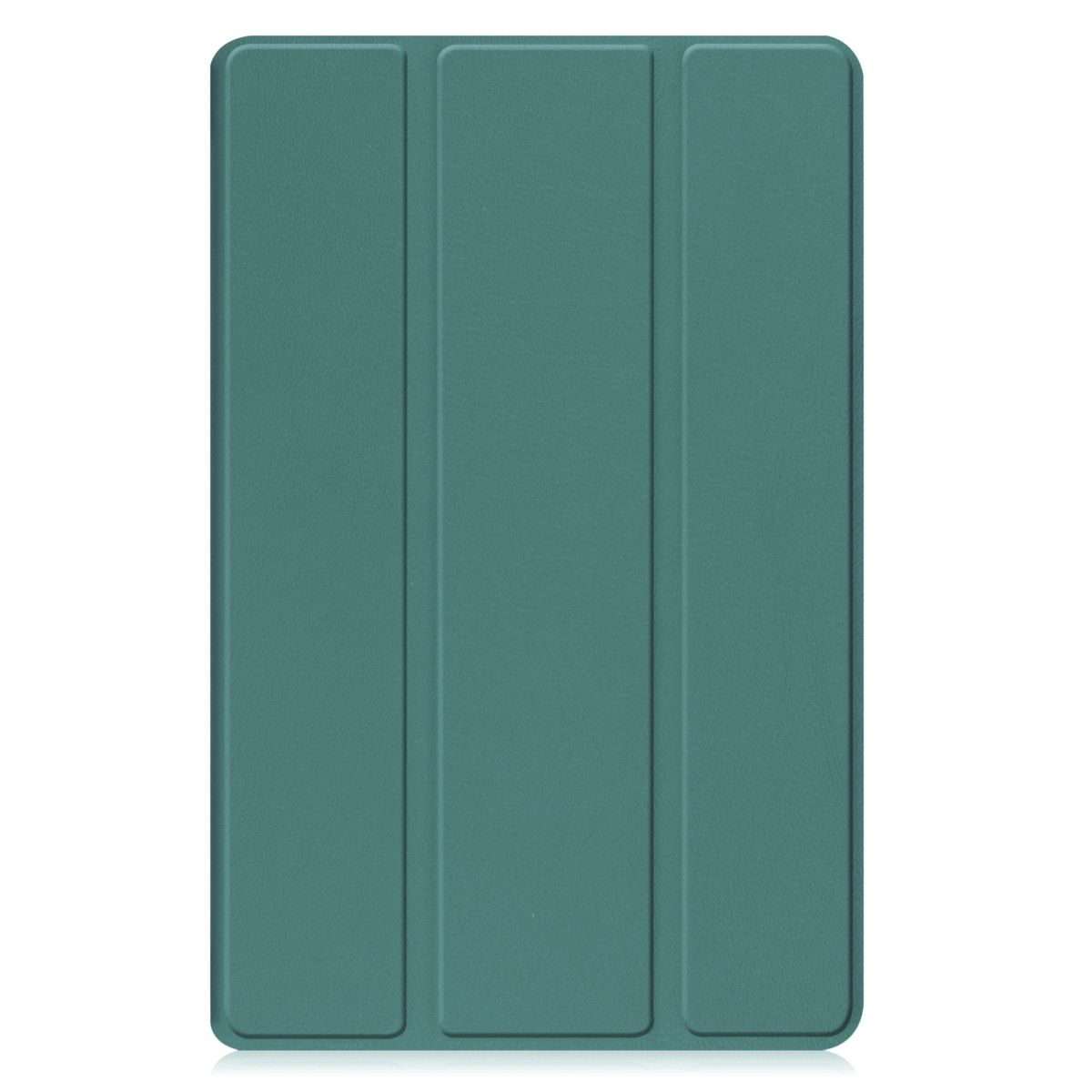 WIGENTO 3folt für Tablethülle & Dunkelgrün Kunststoff aufstellbar Sleep Cover Wake / Full Silikon / UP Cover Kunstleder, Samsung