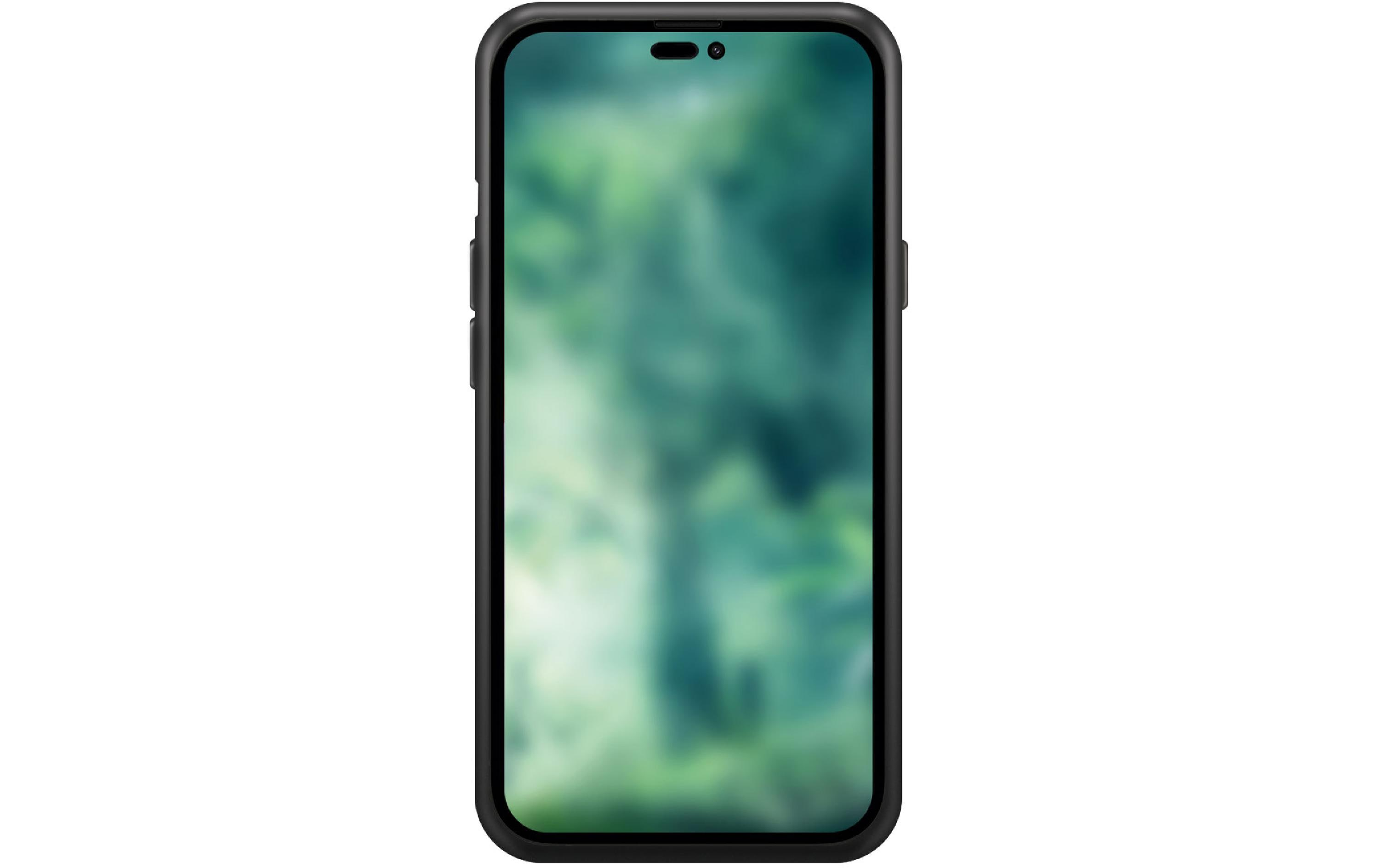 XQISIT Silicone Case, Bumper, 14 Schwarz Apple, iPhone Max, Pro