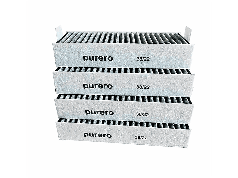 AIR2GO Purero Premium Ersatzfilter für Neff CleanAir 17004806  Z821VR0 (4Stück) Aktivkohlefilter | Zubehör für Dunstabzugshauben