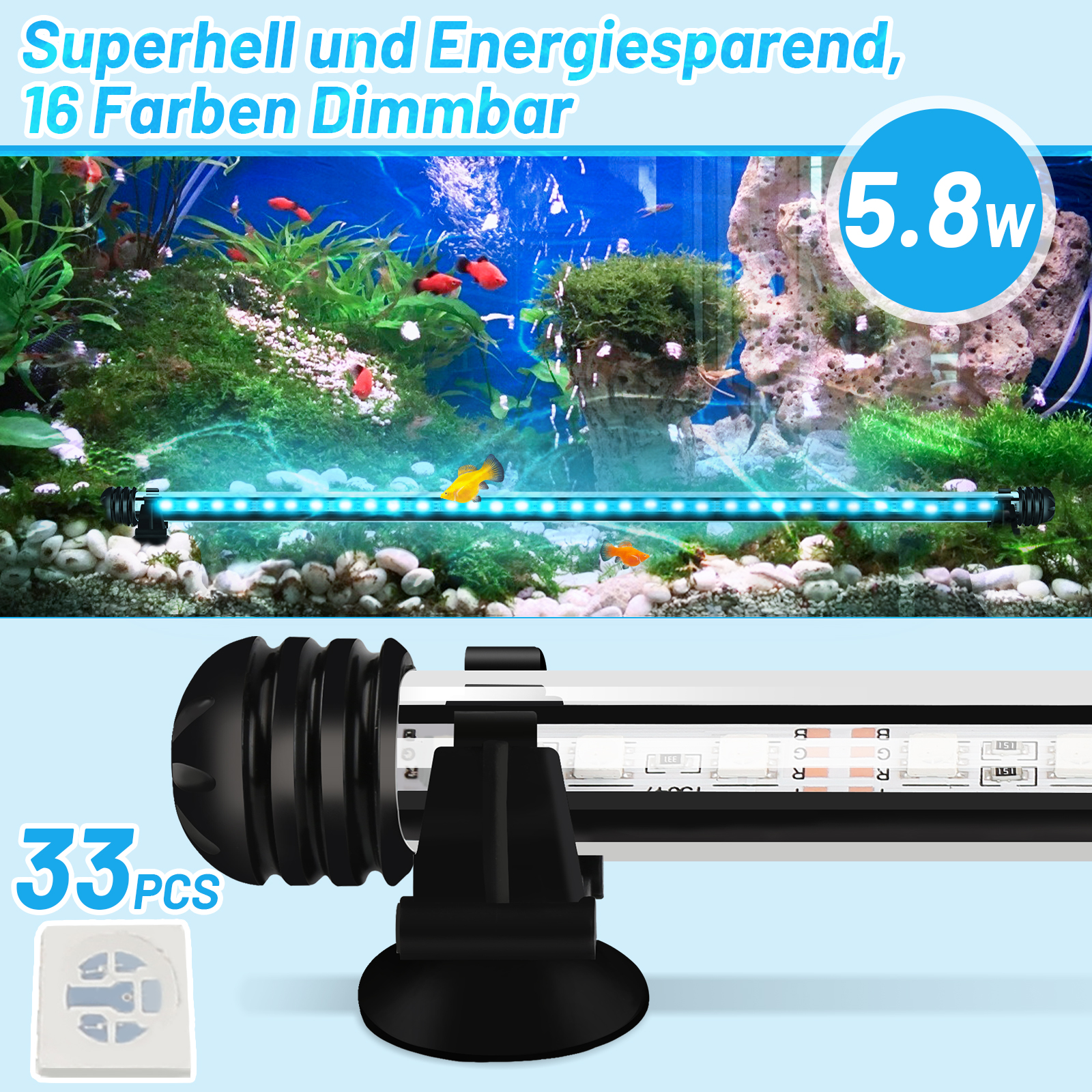 Aquarium LED ALIZENDEH VV 6498A