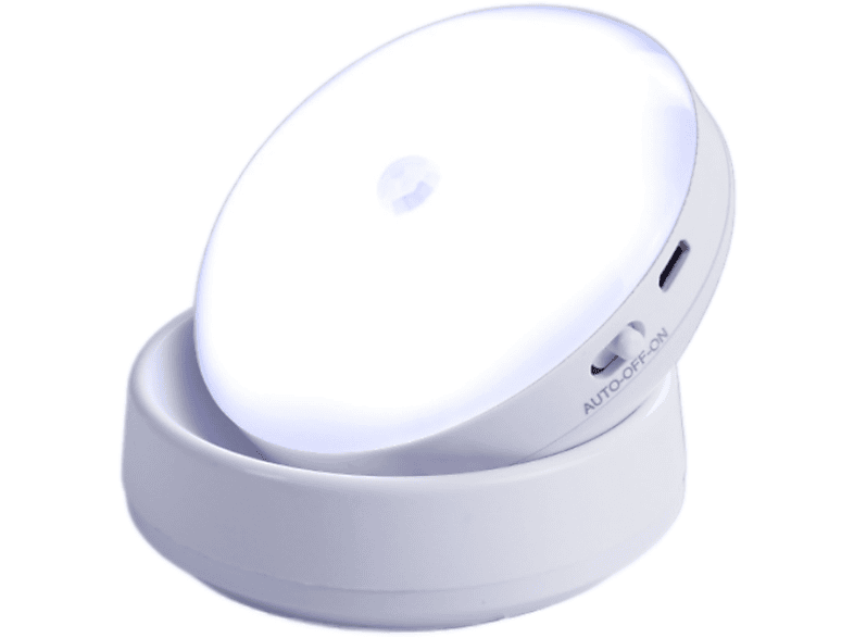 magnetische Sensor wiederaufladbare Nachtlicht Schlafzimmer Körper 360 LED Nachtlicht SHAOKE Licht Modell Rotation