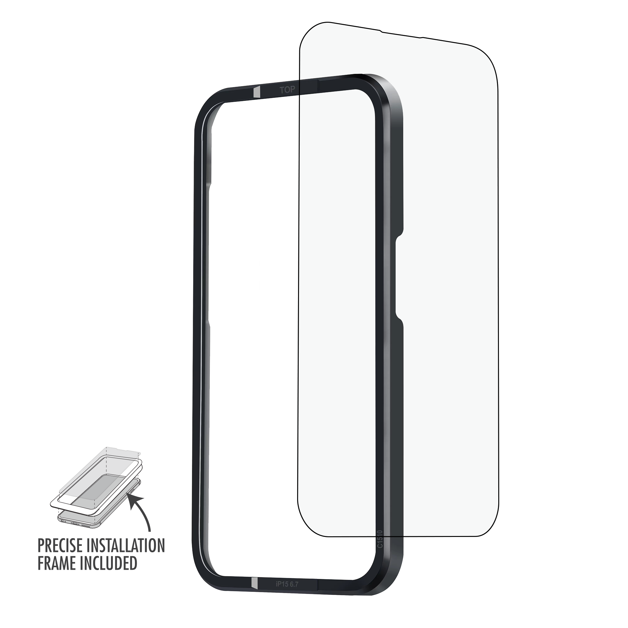 Max) iPhone Pro Schutzglas(für Glass Tempered Apple SKECH 15