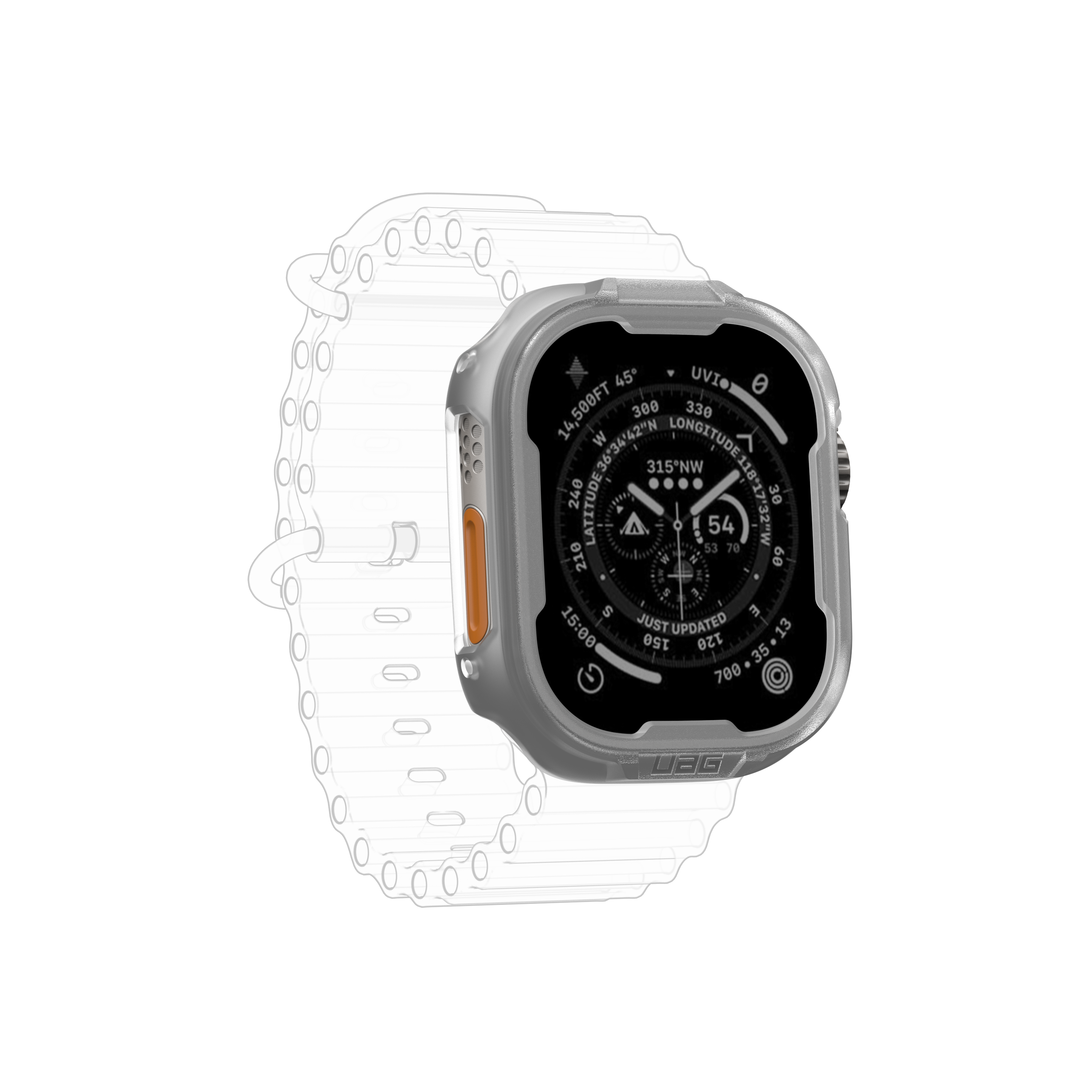 URBAN ARMOR GEAR Scout, Bumper, Ultra, Apple, Transparent Watch