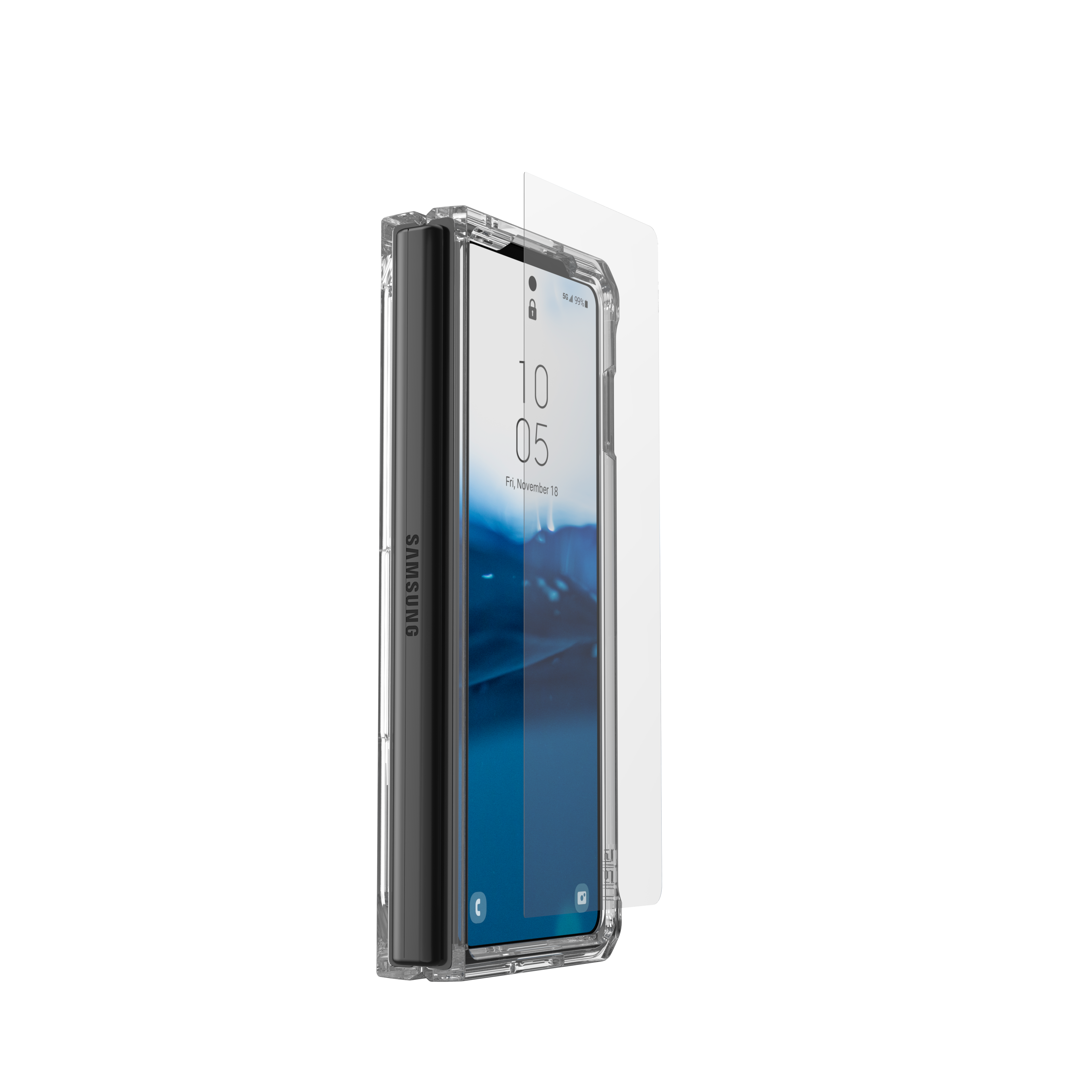 URBAN ARMOR GEAR Schutzglas(für Fold5) Z Samsung Tempered Glass