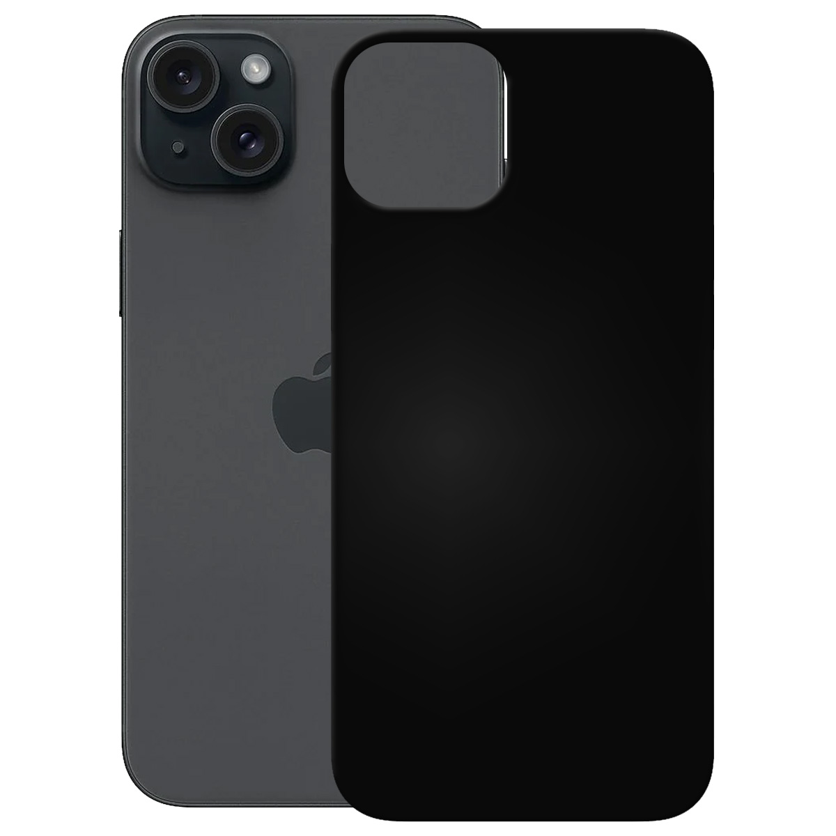 PEDEA Case, iPhone Backcover, Schwarz TPU Apple, 15,