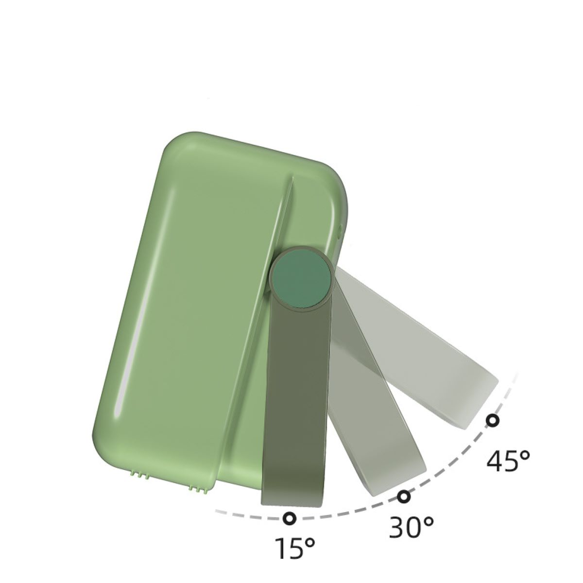 LACAMAX Grüne tragbare Temperatur Power (1200 Schlafzimmer Raumgröße: Konstante 20 Off Heizung m²) Wärme, Watt, - Heizlüfter Dumping das für