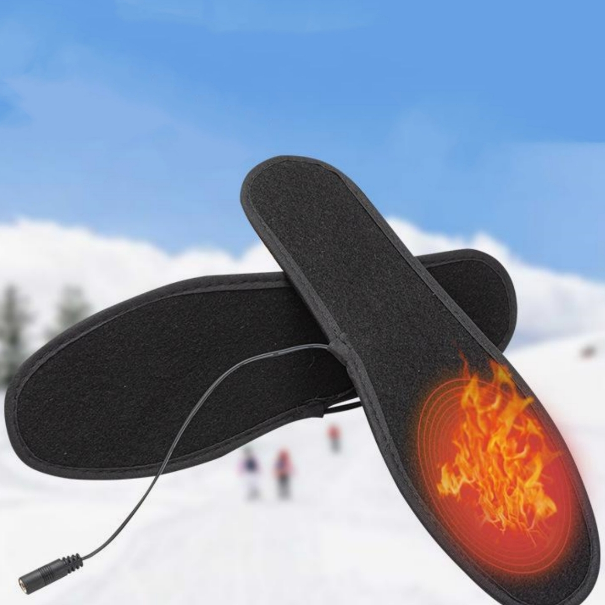 Beheizte Fußwärmer Elektrisch Fußwärmer USB Plus Wiederaufladbar SHAOKE Smart 39-40 Warm Pad Winter Meter