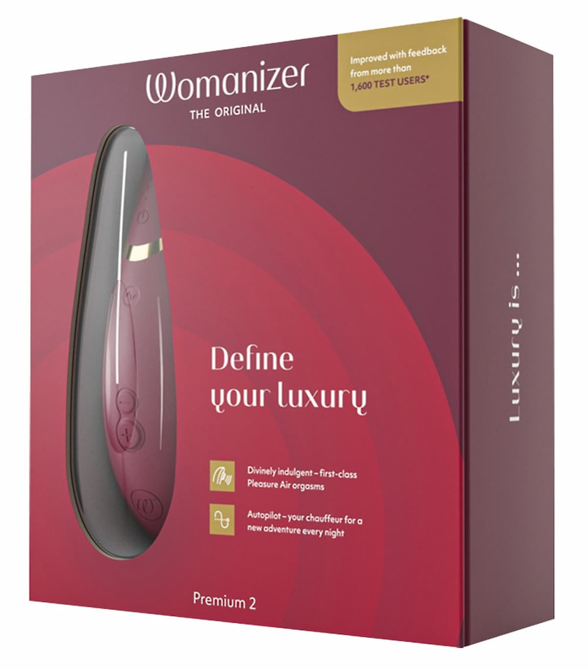 2 Bordeaux Premium WOMANIZER Vibrator