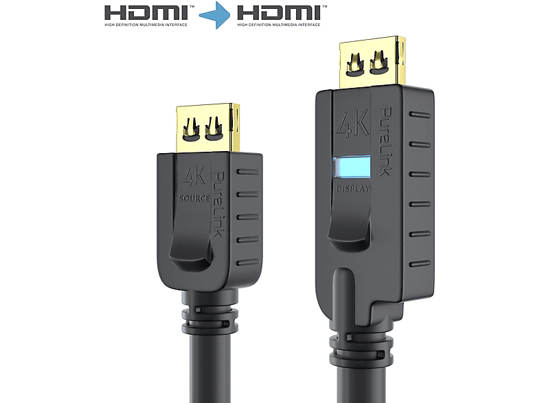 HDMI Aktives 12,50m PURELINK PI2010-125 High & Kabel Kabel darkslategray – 4K Premium Adapter, Speed