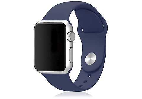 Correa  - Silicona compatible con Apple Watch de: 38/40/41mm. Talla M/L. DAM ELECTRONICS, Azul