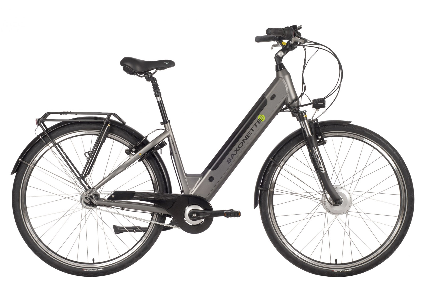 SAXONETTE Comfort cm, 28 Zoll, (Laufradgröße: Rahmenhöhe: Damen-Rad, Wh, Silber) 42 470 Plus 4.0 Citybike