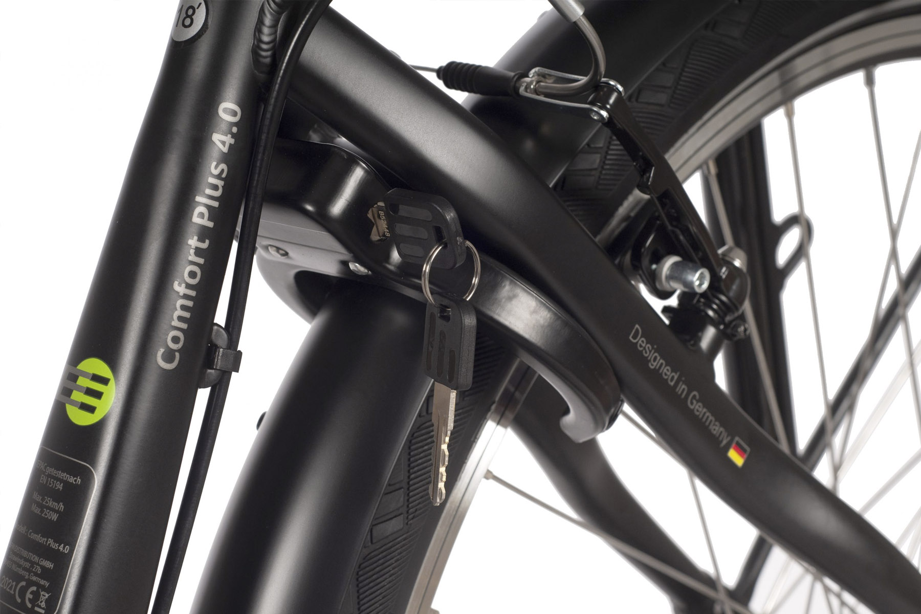 Plus Rahmenhöhe: Comfort 470 SAXONETTE Wh, 42 Silber) cm, Zoll, 4.0 (Laufradgröße: Citybike Damen-Rad, 28