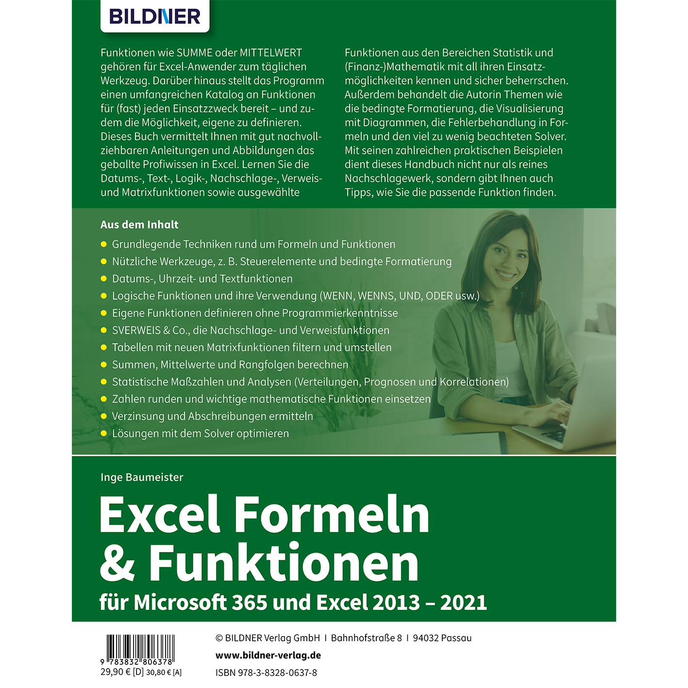 Excel Formeln & Microsoft für 365 und Excel 2013-2021 Funktionen