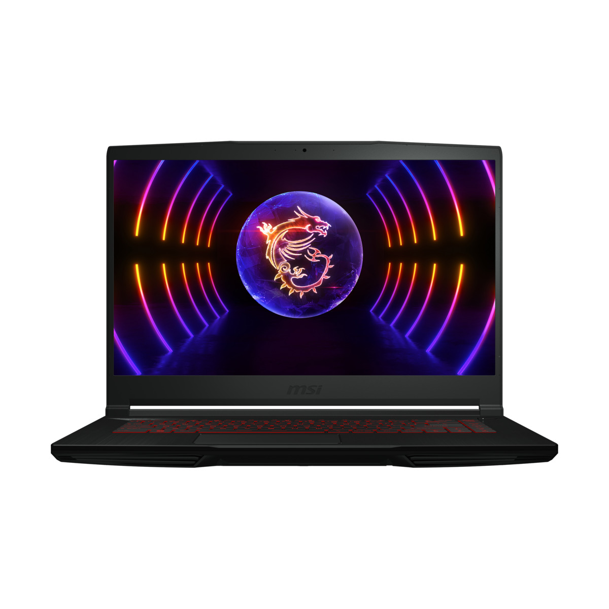 MSI GF63 Intel® 12VE-030 i5 i5-12450H, GeForce RAM, 4050, 1 64 mit GeForce Schwarz TB Core™ Thin mit Intel 4050, RTX RTX Core GB 15,6 SSD, Zoll 13 Prozessor, Display, Notebook