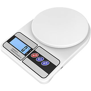 Balanza de cocina - IDERMIA Digital. Precisión de 1 gr. Rango 1 a 10.000 gr., 10000 g, Blanco