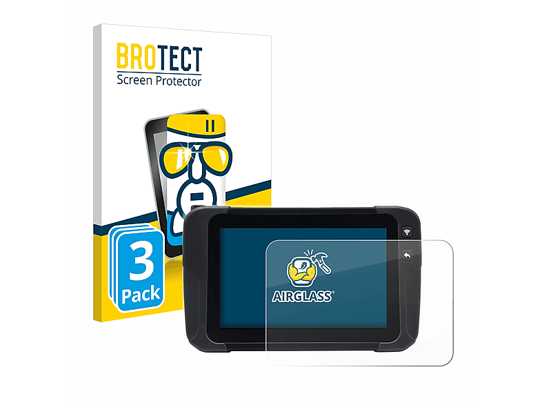 BROTECT 3x RDKS-Tablet) Ateq klare VT67 Schutzfolie(für Airglass
