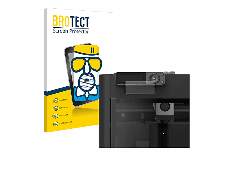 Bambu Lab matte Printer) Airglass P1S BROTECT 3D Schutzfolie(für