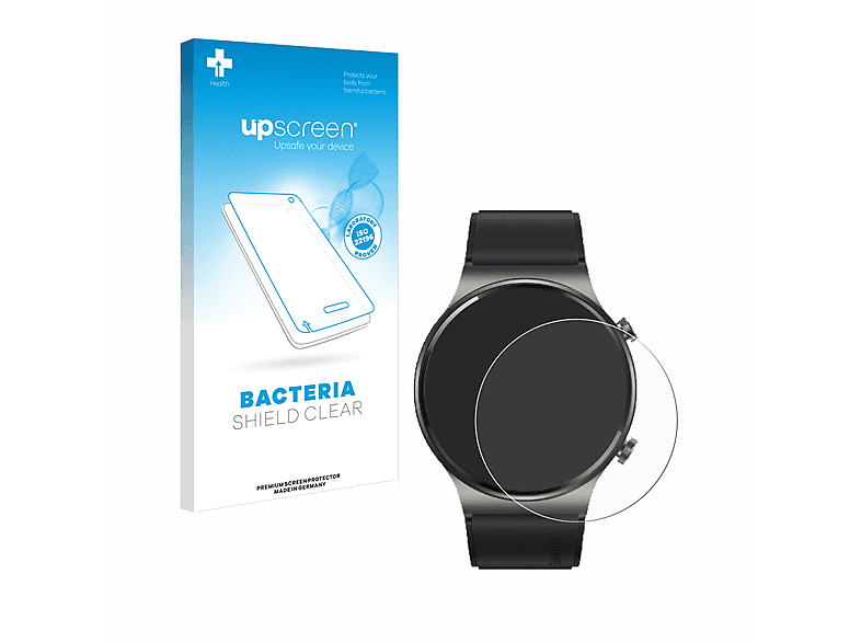 UPSCREEN antibakteriell klare Schutzfolie(für Huawei 2 ECG) Pro GT Watch
