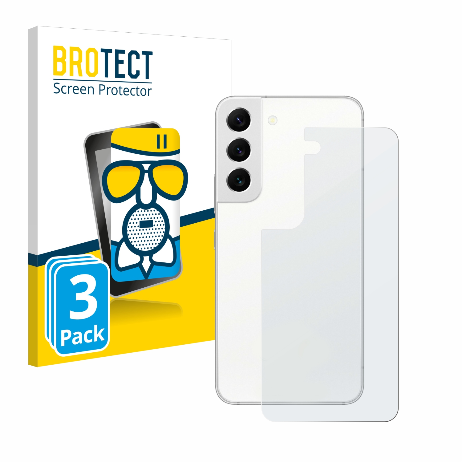BROTECT Schutzfolie(für Enterprise 3x matte S22 Galaxy Samsung Edition) Airglass