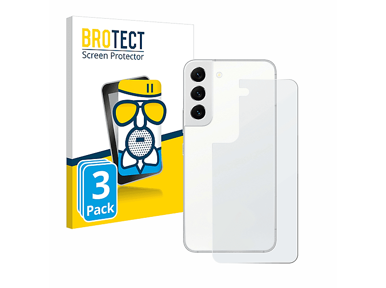 BROTECT 3x Airglass matte Schutzfolie(für Samsung Galaxy S22 Enterprise Edition)