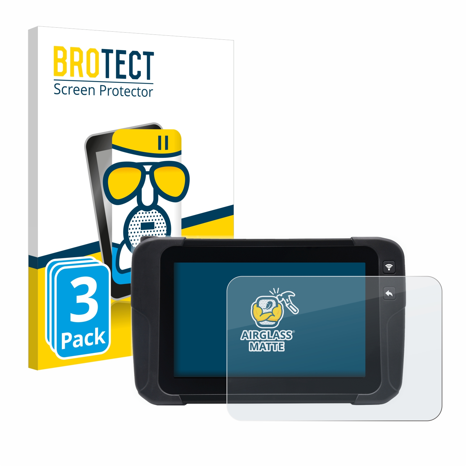 BROTECT 3x Airglass matte Schutzfolie(für VT67 RDKS-Tablet) Ateq