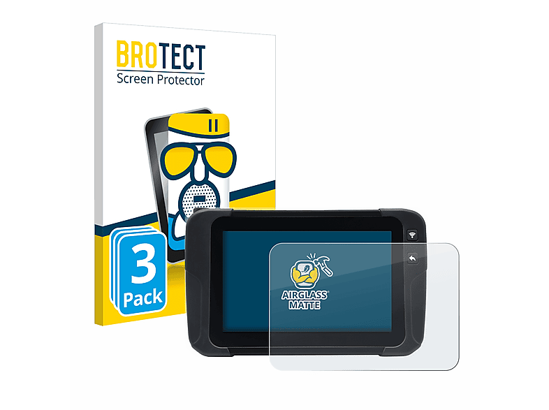 BROTECT 3x Airglass matte Schutzfolie(für Ateq VT67 RDKS-Tablet)