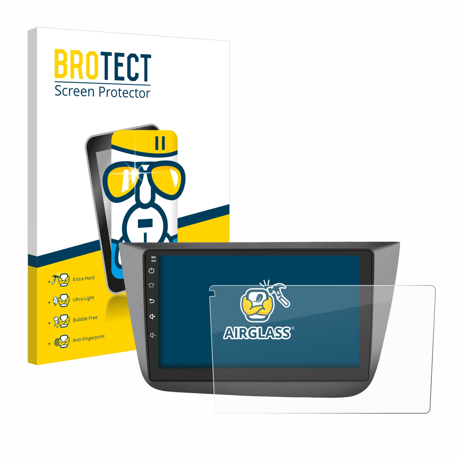 BROTECT Airglass klare Schutzfolie(für Topway Android (9\