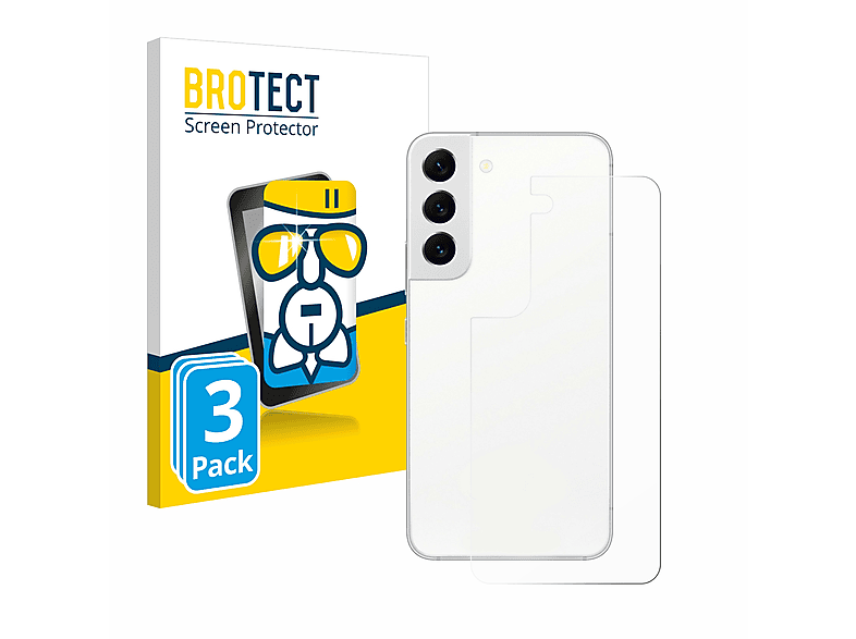 BROTECT 3x Airglass klare Schutzfolie(für S22 Edition) Enterprise Samsung Galaxy