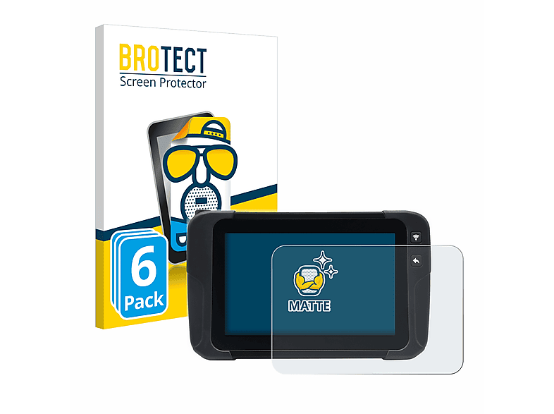 BROTECT 6x matte Schutzfolie(für Ateq VT67 RDKS-Tablet)