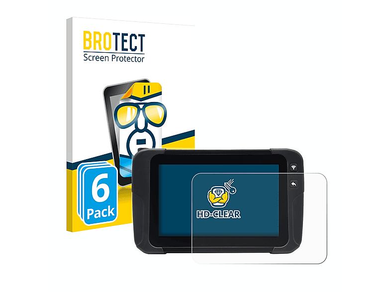 BROTECT 6x klare Schutzfolie(für Ateq VT67 RDKS-Tablet)