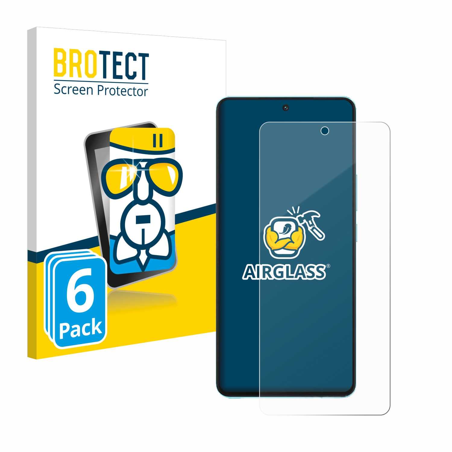 Schutzfolie(für BROTECT 6x iQOO Vivo Airglass klare Neo 7)