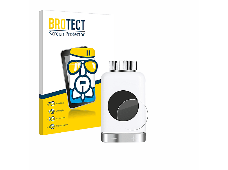 BROTECT Airglass klare Schutzfolie(für Salcar TRV801W (Thermostat))
