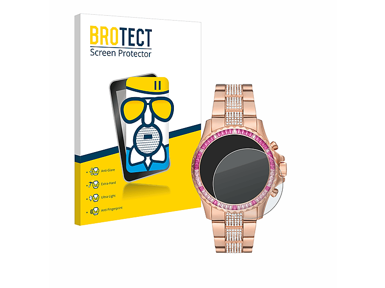 BROTECT Airglass matte Schutzfolie(für Michael Kors Everest MK 7211) | Smartwatch Schutzfolien & Gläser