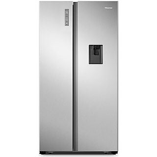 Frigorífico americano - HISENSE RS677N4WCD, Sistema de Frío Sí, Altura 176 cm, 519 l, Inox