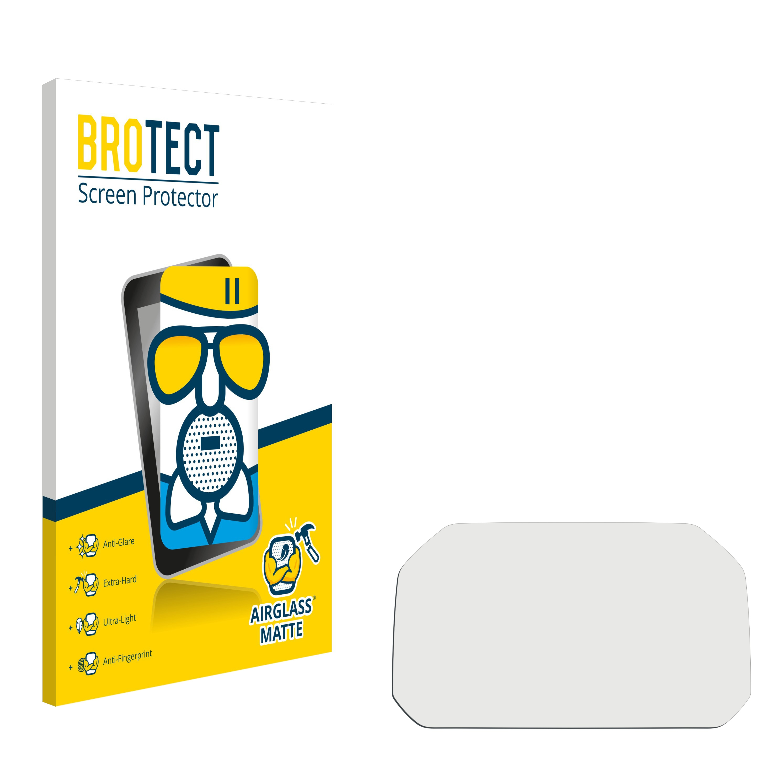 BROTECT Airglass matte Schutzfolie(für BMW GS TFT Connectivity 750 2018-2020 6.5\