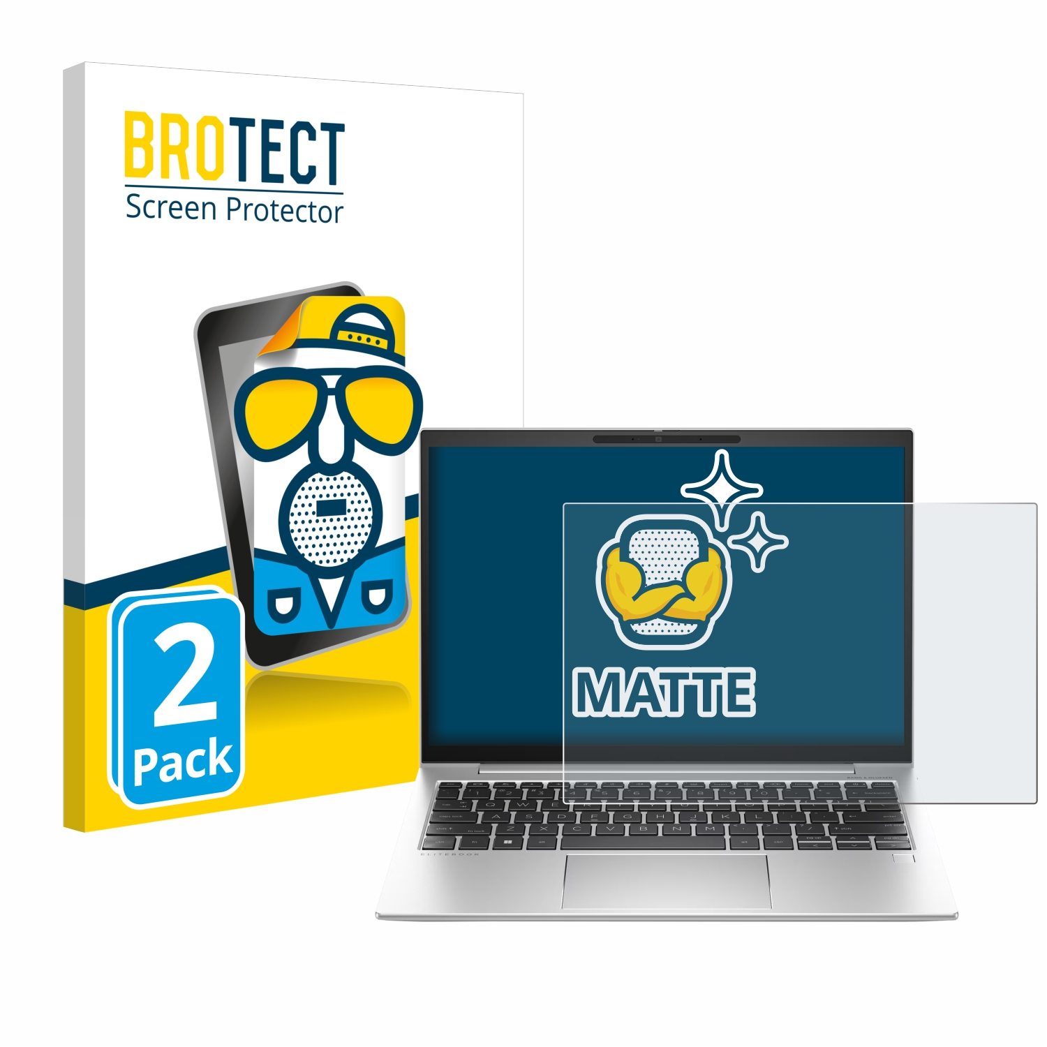matte G10 HP BROTECT Schutzfolie(für 830 2x EliteBook Laptop-PC)