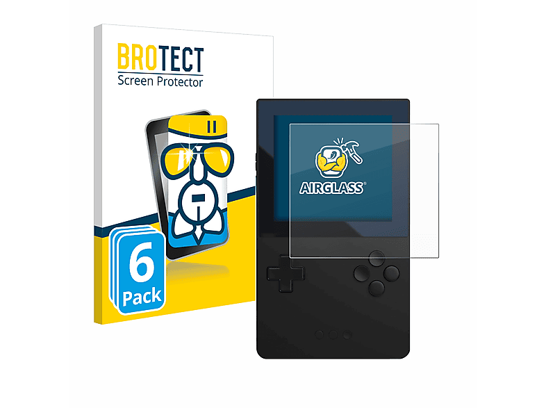 BROTECT 6x Airglass klare Schutzfolie(für Analogue Pocket)