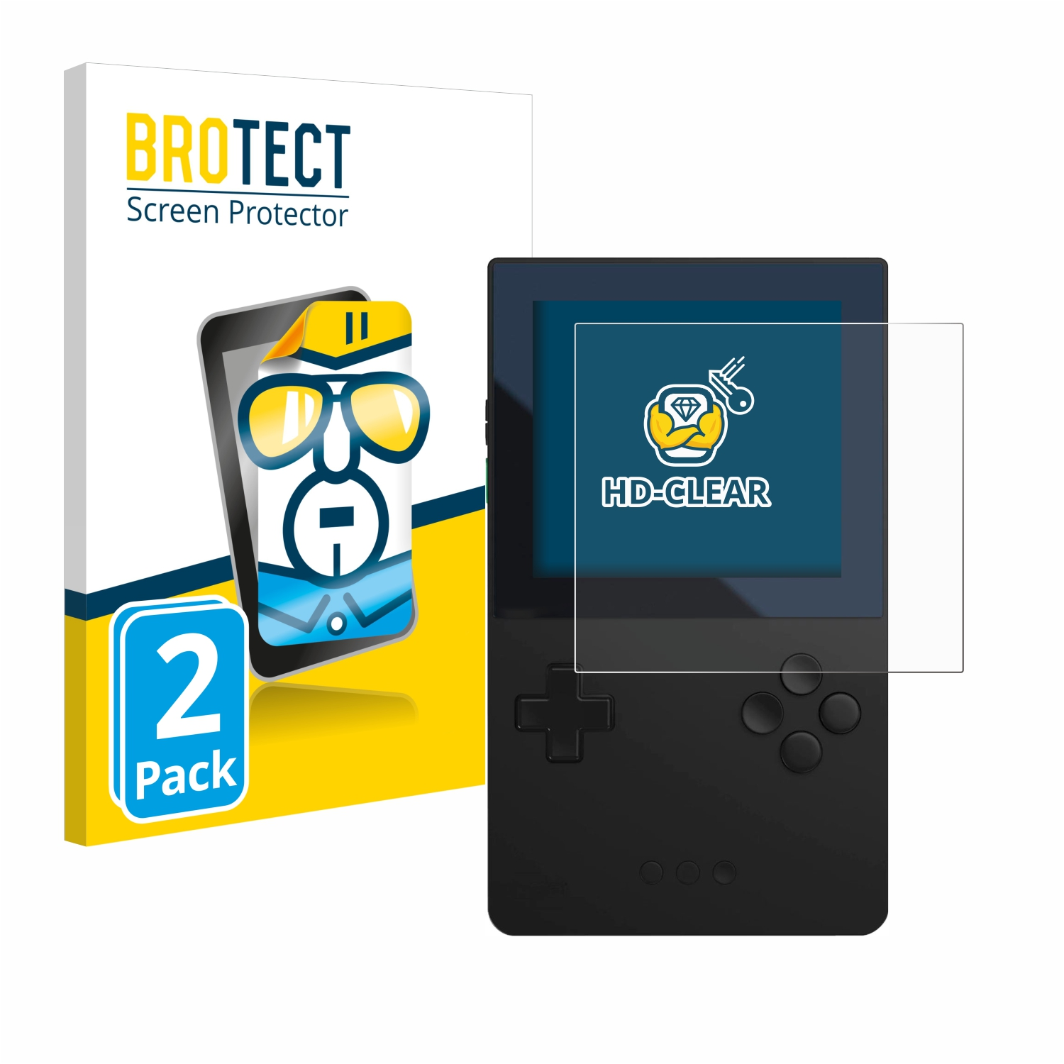 BROTECT Analogue Pocket) Schutzfolie(für klare 2x