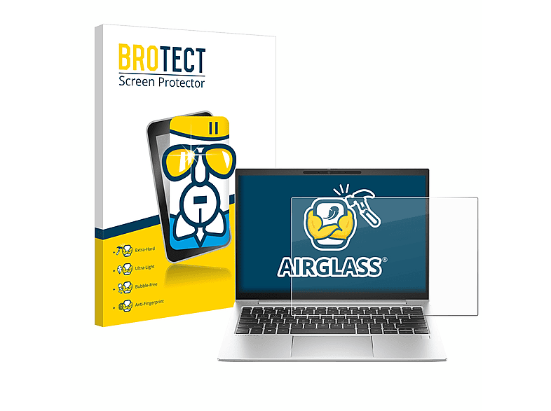 BROTECT Airglass klare Schutzfolie(für HP EliteBook 830 G10 Laptop-PC)
