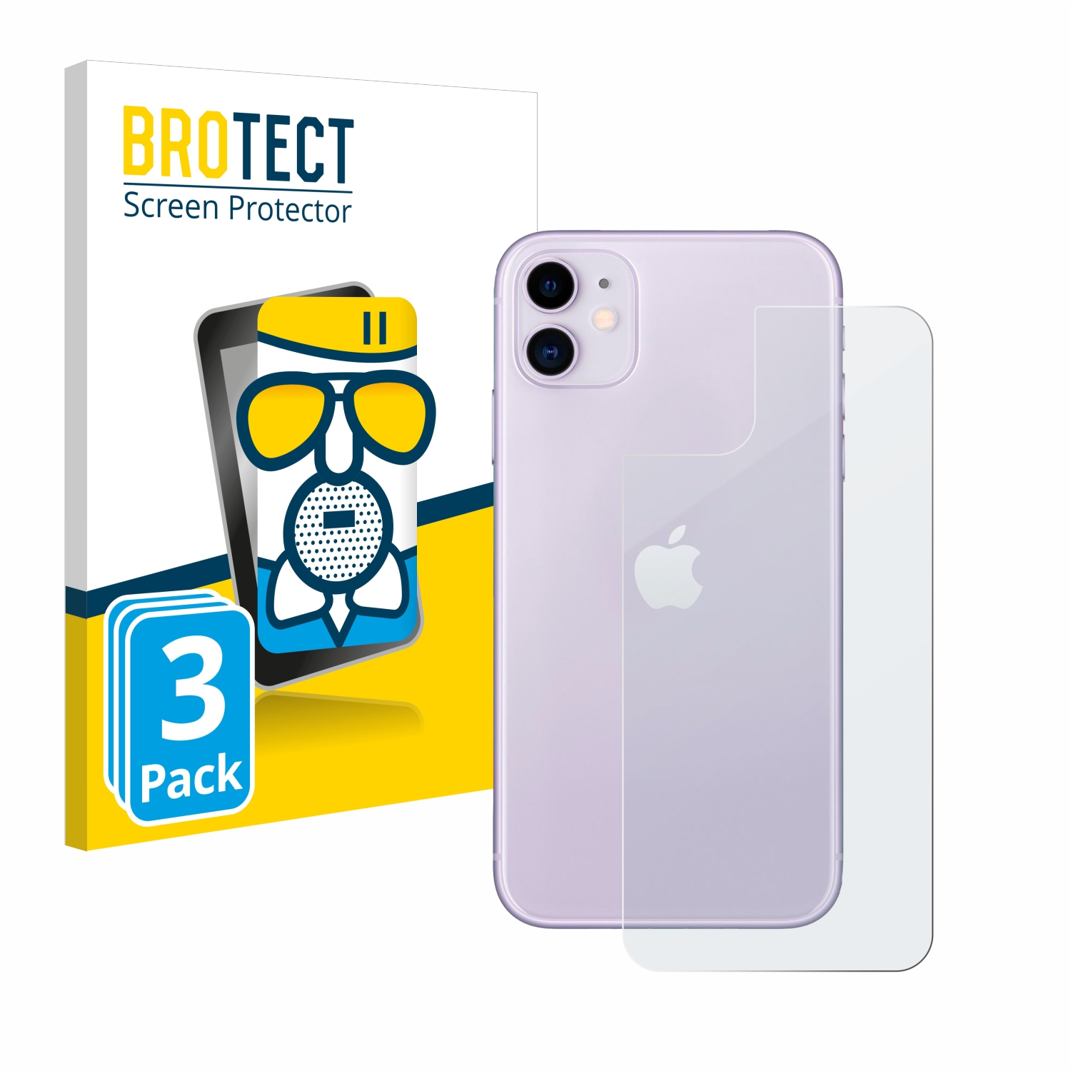 BROTECT 3x Airglass Schutzfolie(für 11) iPhone matte Apple