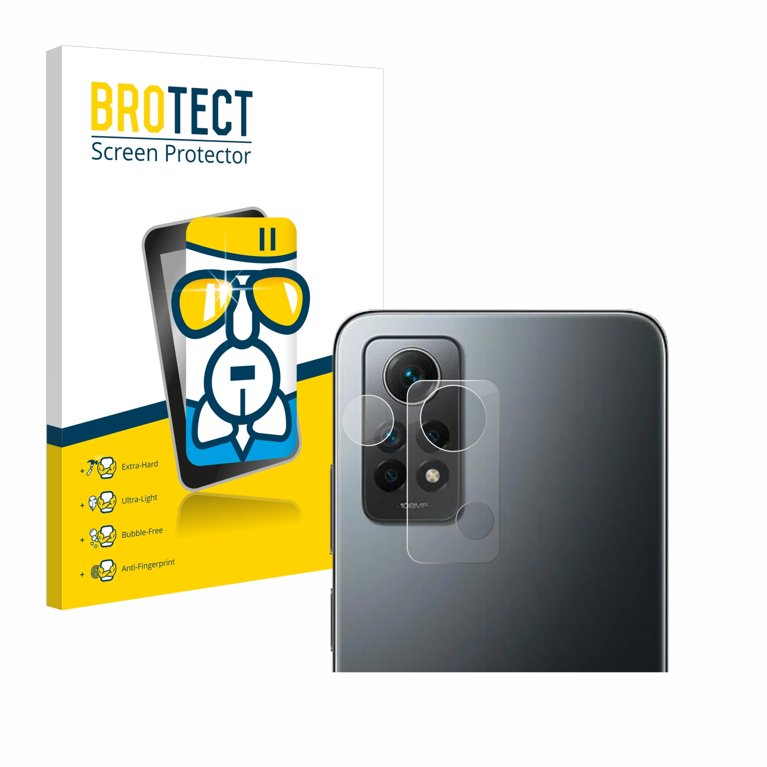 (case-friendly)) Redmi 4G BROTECT Xiaomi Airglass Schutzfolie(für Note 12 klare Pro