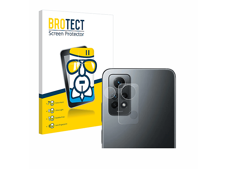 BROTECT Airglass klare Schutzfolie(für Xiaomi Redmi Note 12 Pro 4G (case-friendly)) | Displayschutzfolien & Gläser