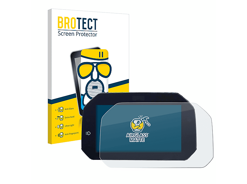 BROTECT Airglass matte Schutzfolie(für Connectivity Adventure BMW 6.5\