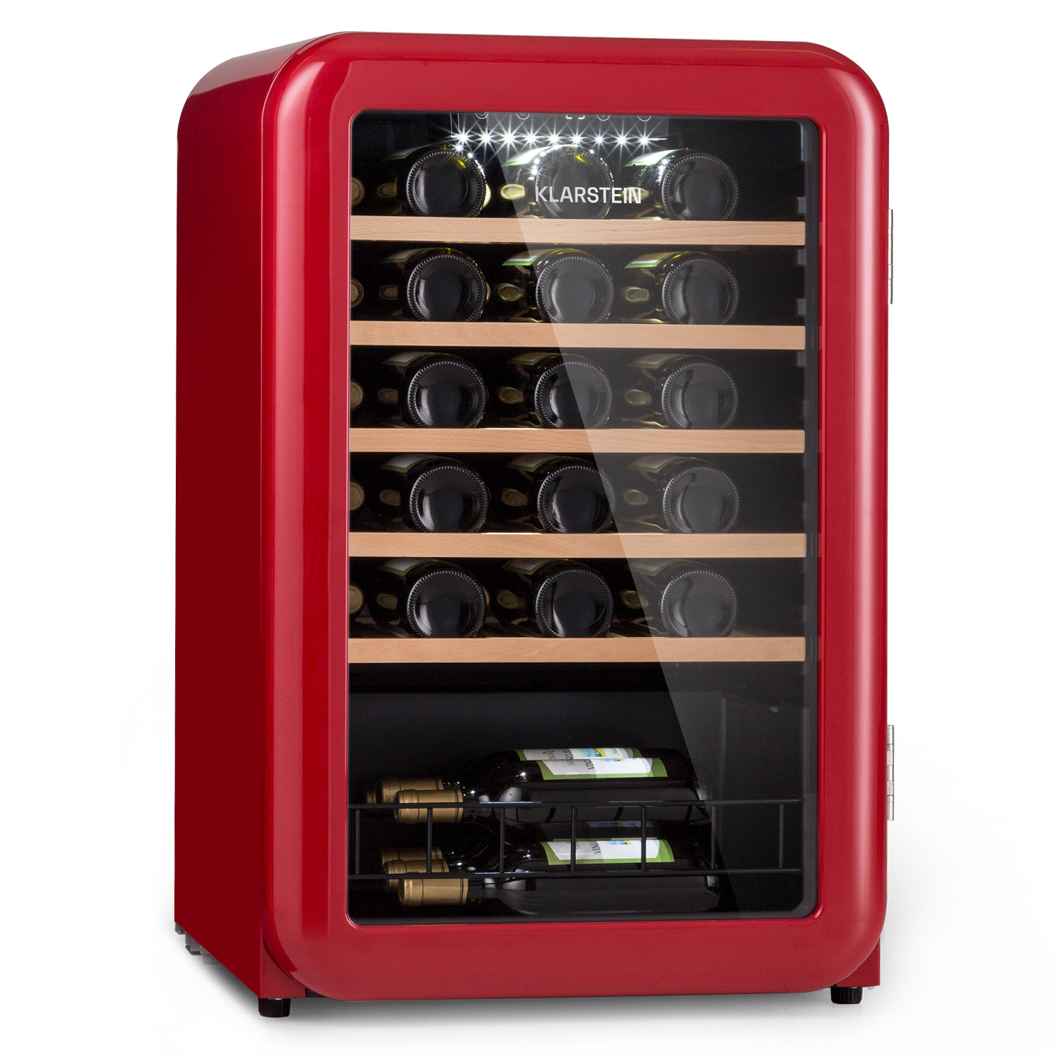 Weinkühlschrank 49 Vinetage KLARSTEIN Uno G, Rot) (EEK