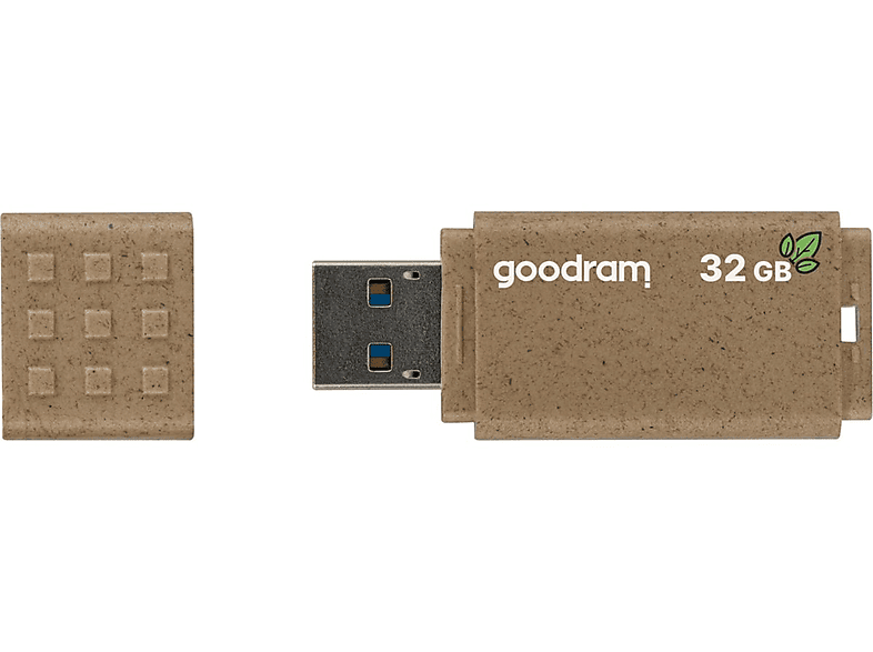 GOODRAM UME3 USB 3.0 Stick Friendly GB) 32GB Eco (braun, USB 32