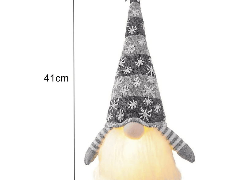 COZEVDNT Szenenlayout Weihnachtsdeko, grau SATURN