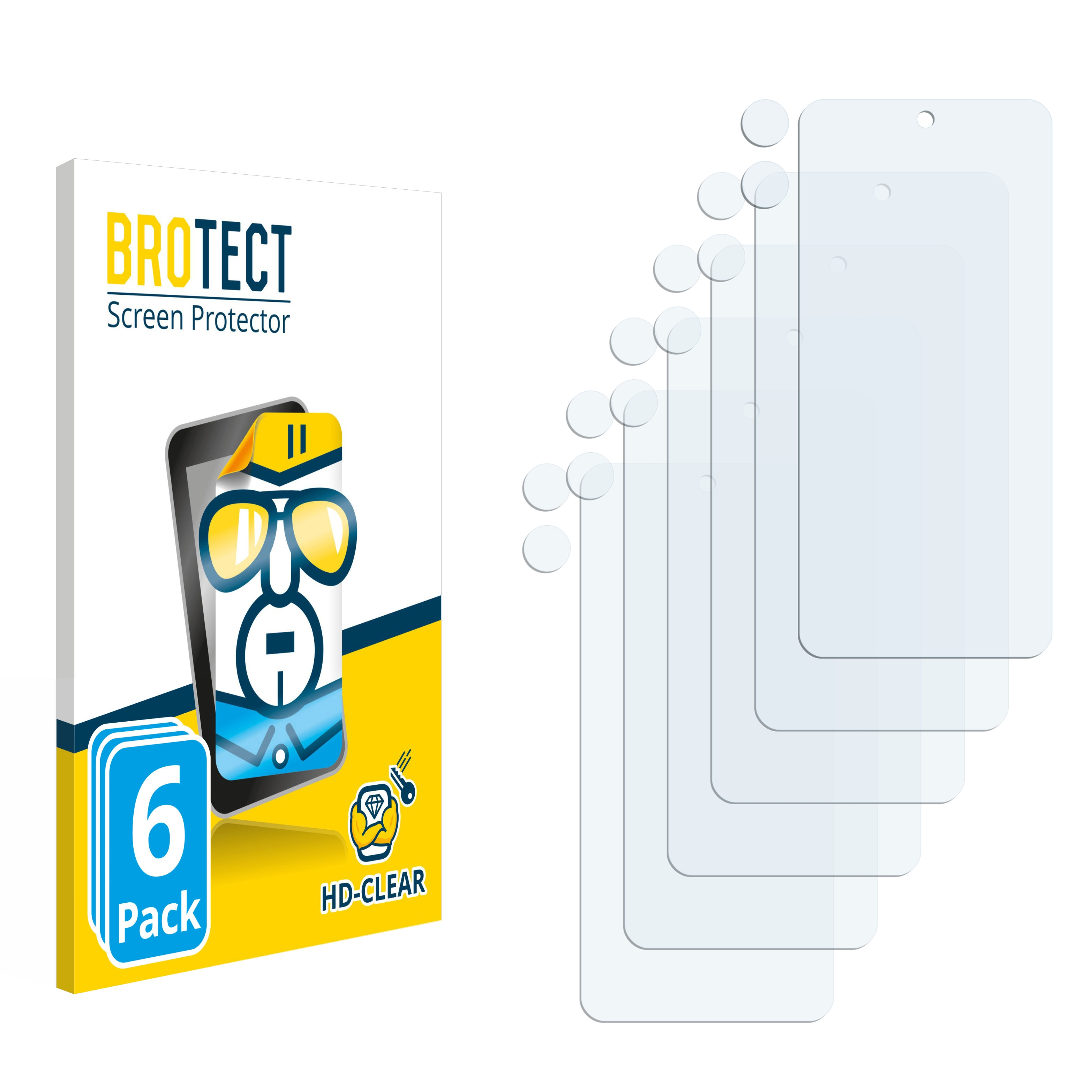BROTECT 6x klare Motorola G84) Moto Schutzfolie(für